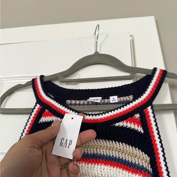 GAP Multi color High Neck Sweater Tank Top NEW $45 retail - Picture 6 of 8